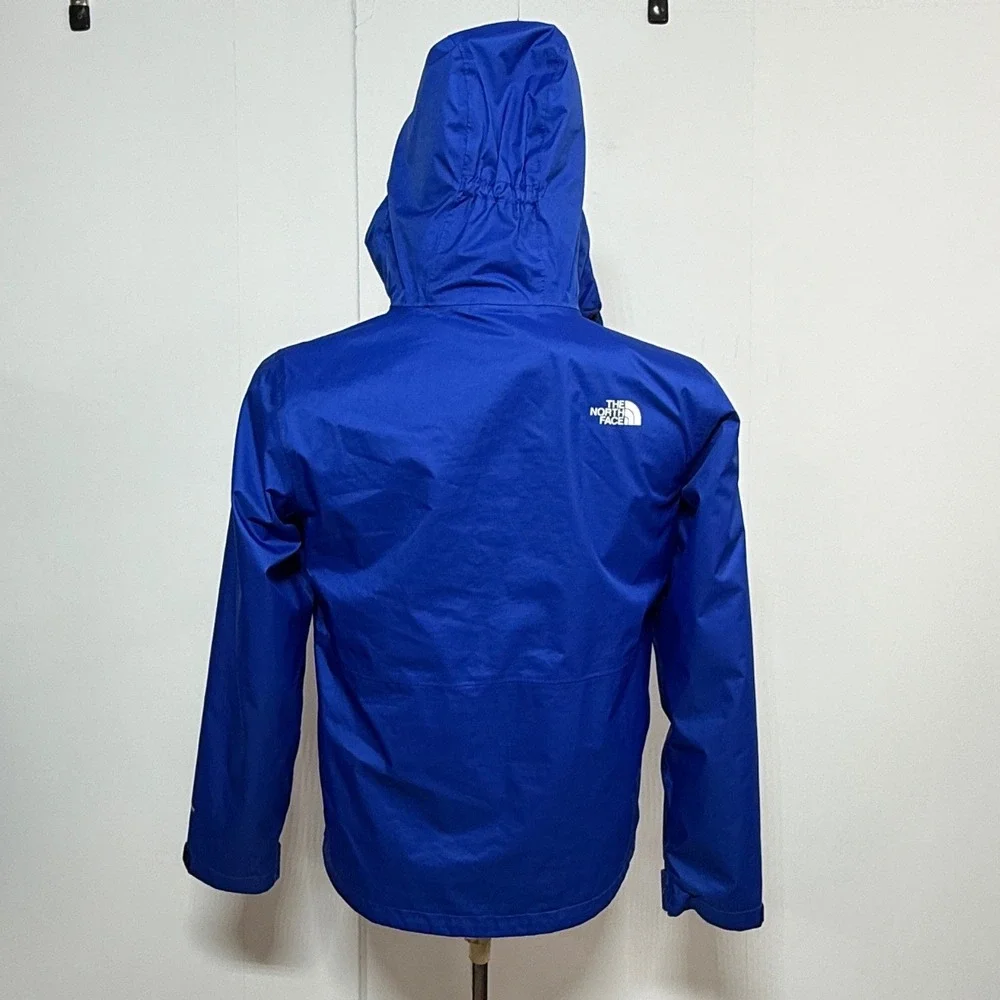 North Face Jacket Boys Large 14/16 Blue Triclimate DryVent 3-in 1 Full Zip Hood